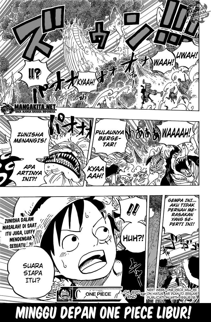 One Piece Chapter 820 - halaman 20