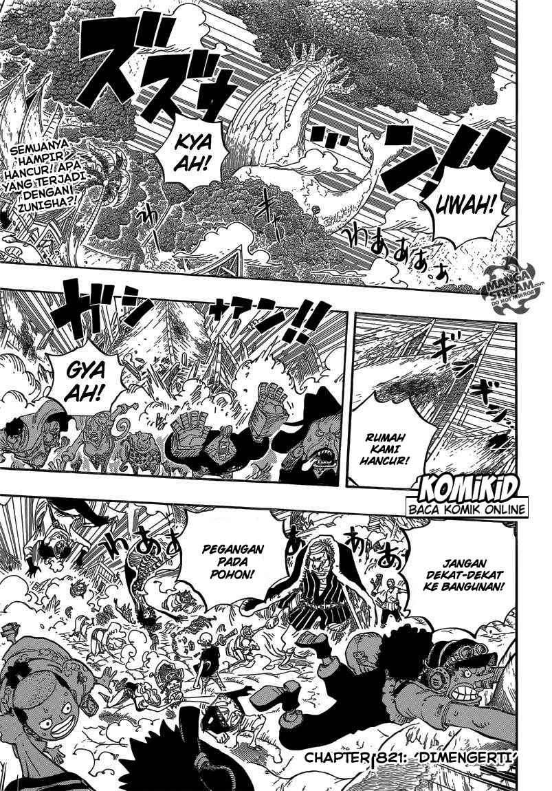 One Piece Chapter 821 - halaman 5