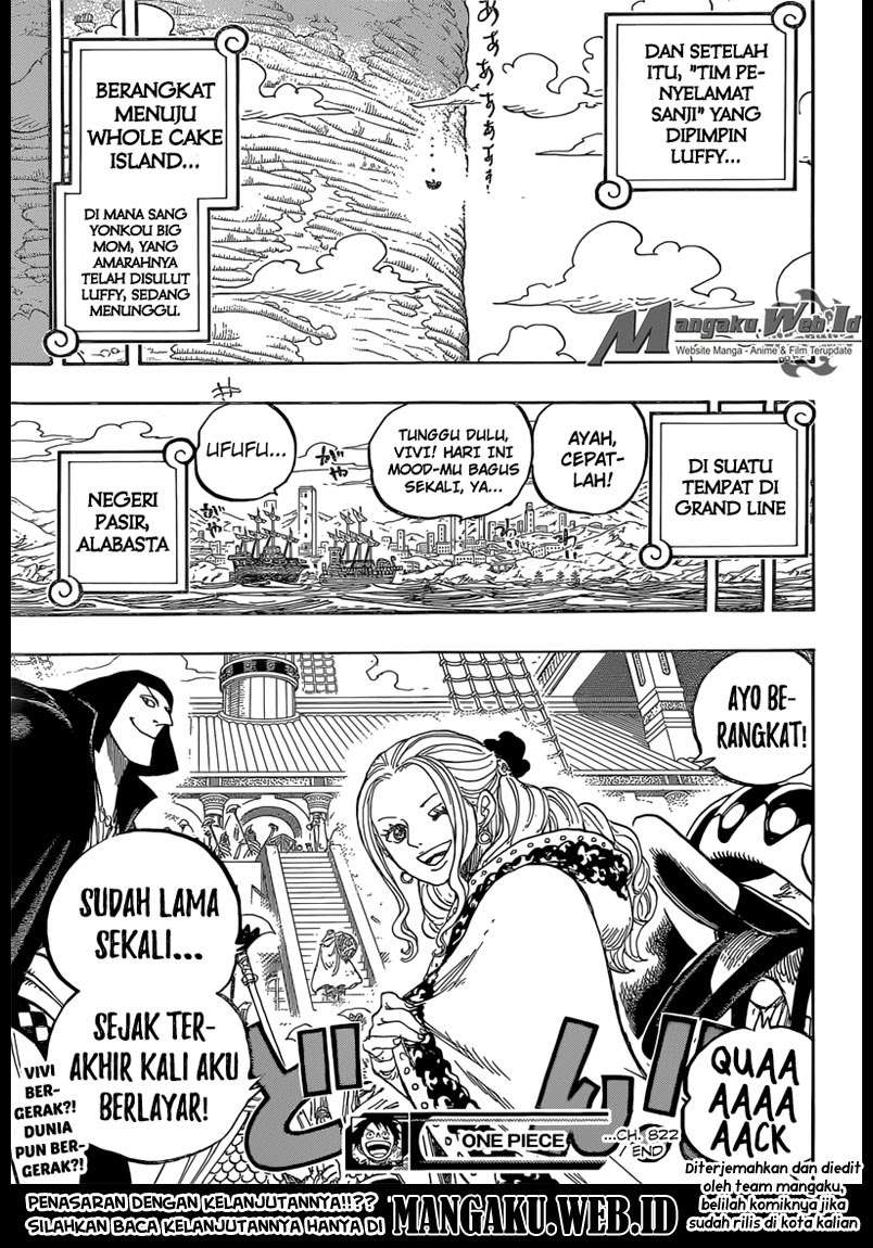 One Piece Chapter 822 - halaman 18