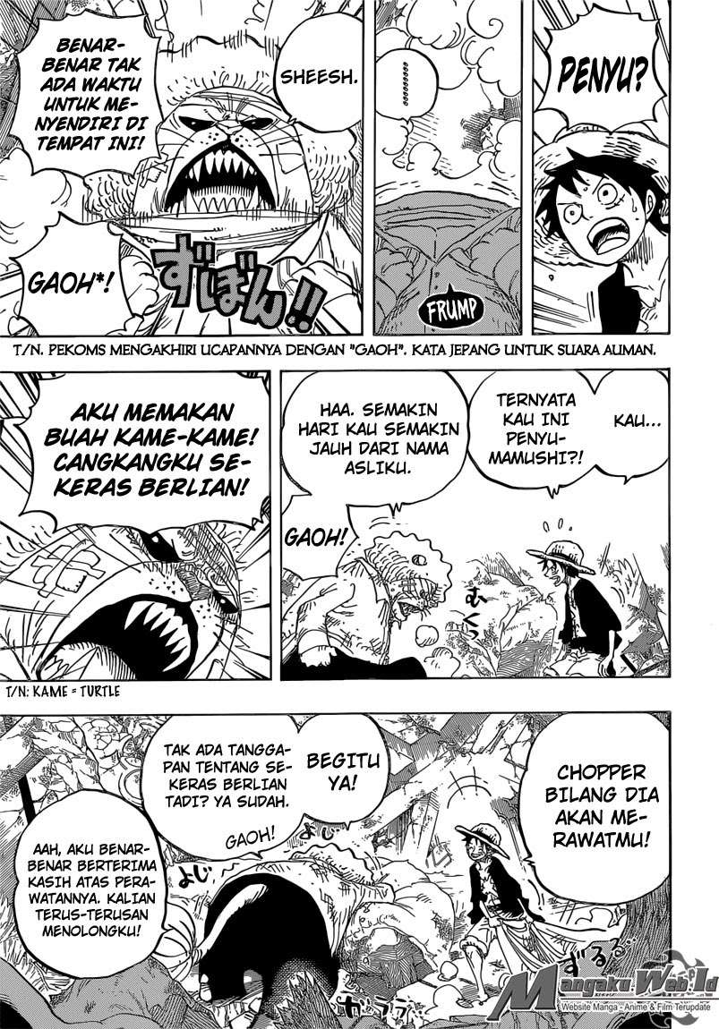 One Piece Chapter 822 - halaman 8
