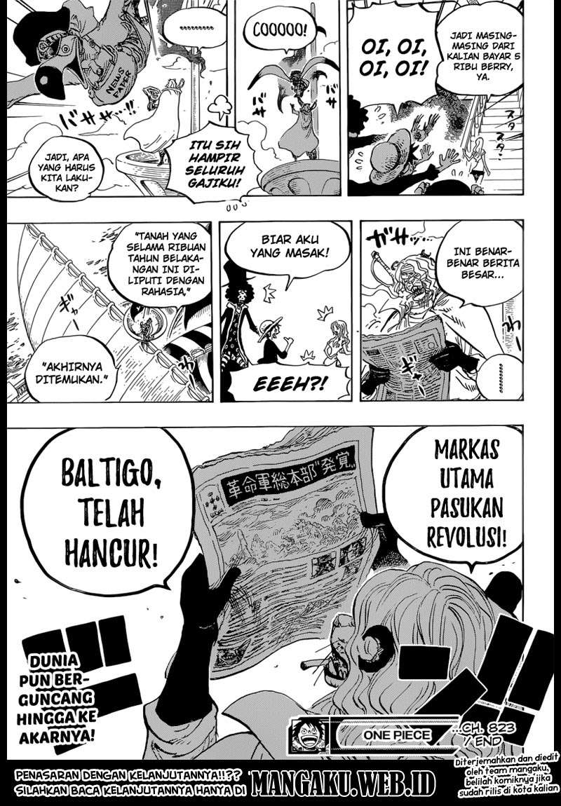 One Piece Chapter 823 - halaman 17