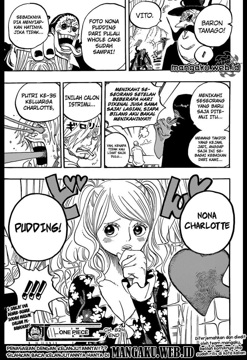 One Piece Chapter 824 - halaman 20