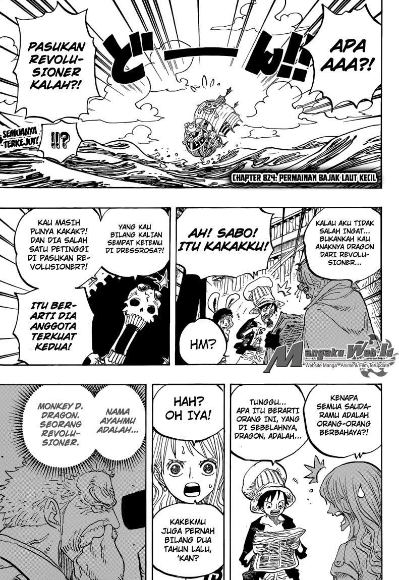 One Piece Chapter 824 - halaman 5