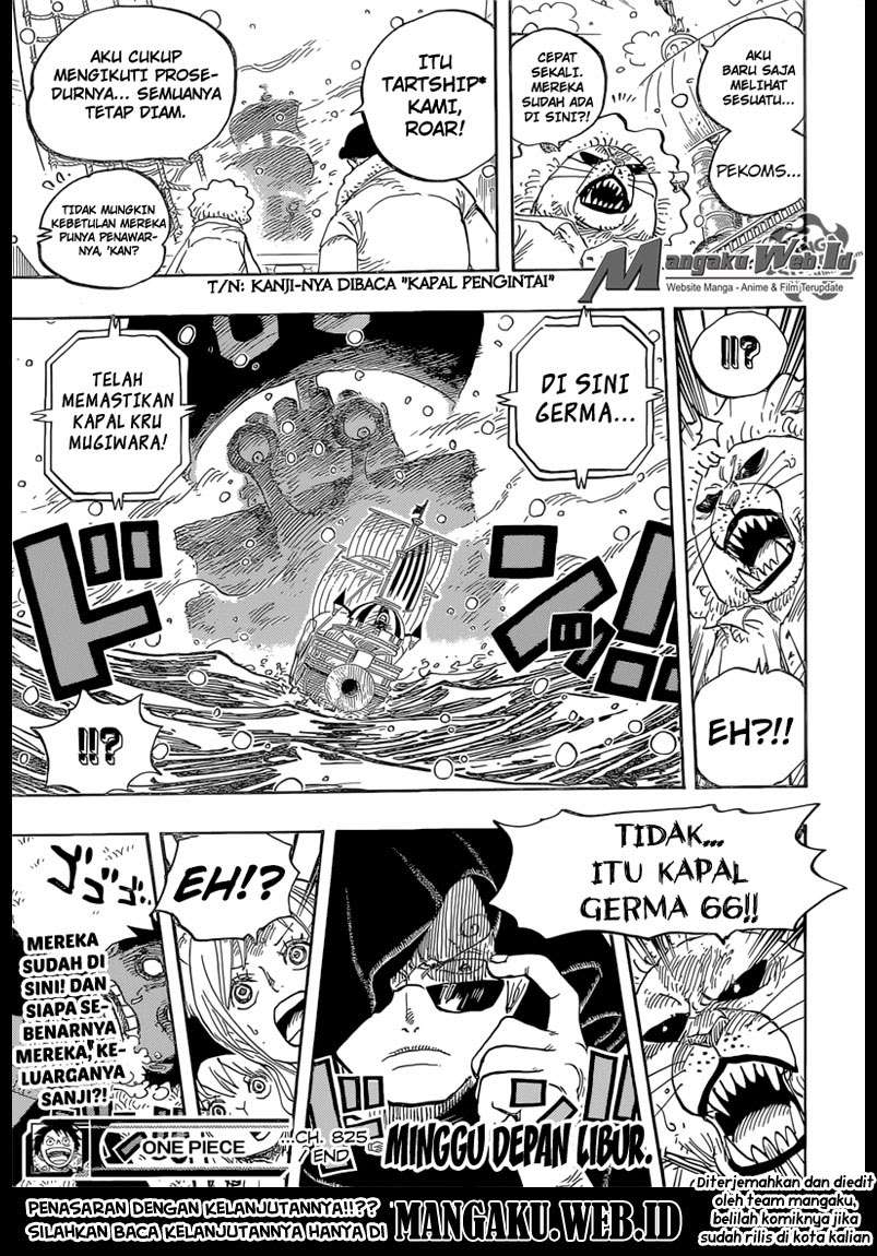 One Piece Chapter 825 - halaman 14