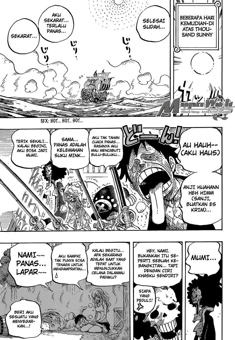 One Piece Chapter 825 - halaman 8