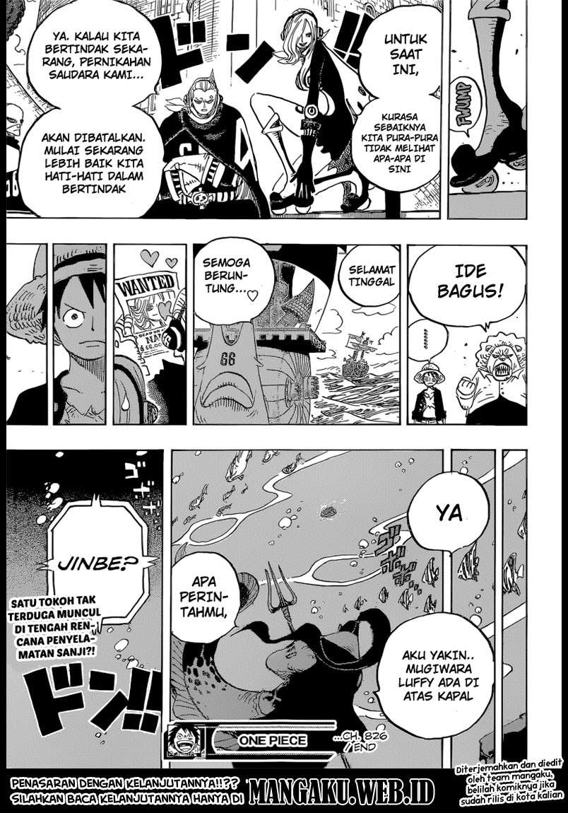 One Piece Chapter 826 - halaman 18