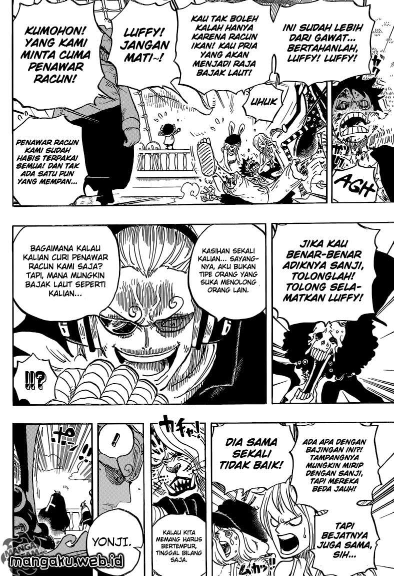One Piece Chapter 826 - halaman 7