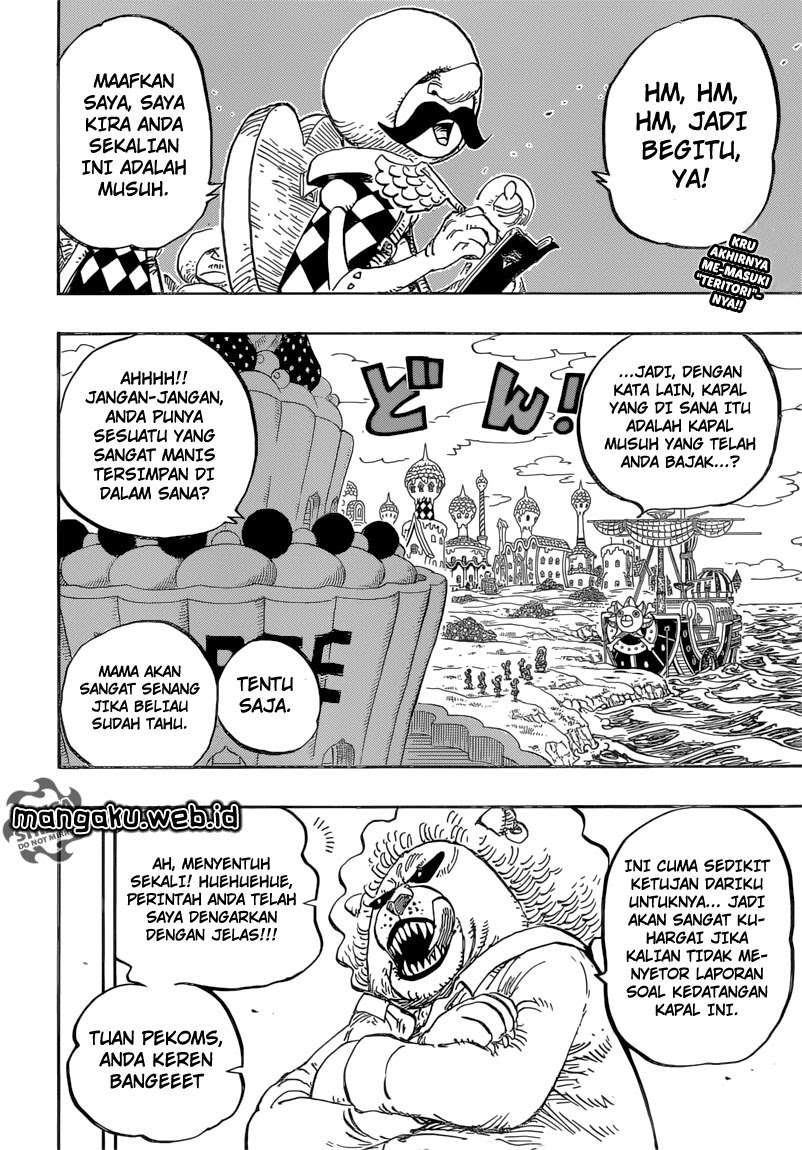 One Piece Chapter 827 - halaman 3