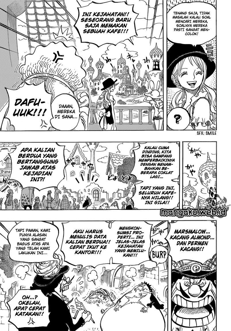 One Piece Chapter 827 - halaman 8