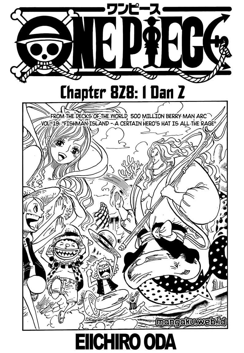One Piece Chapter 828 - halaman 2