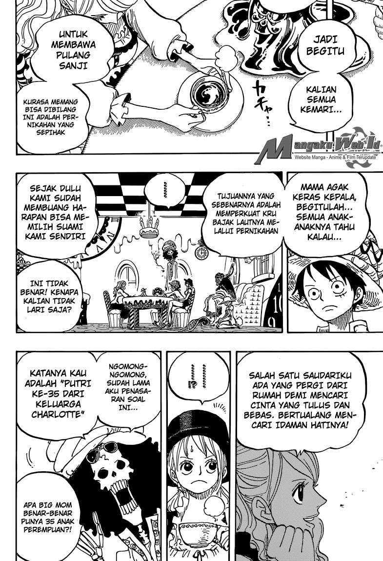 One Piece Chapter 828 - halaman 5