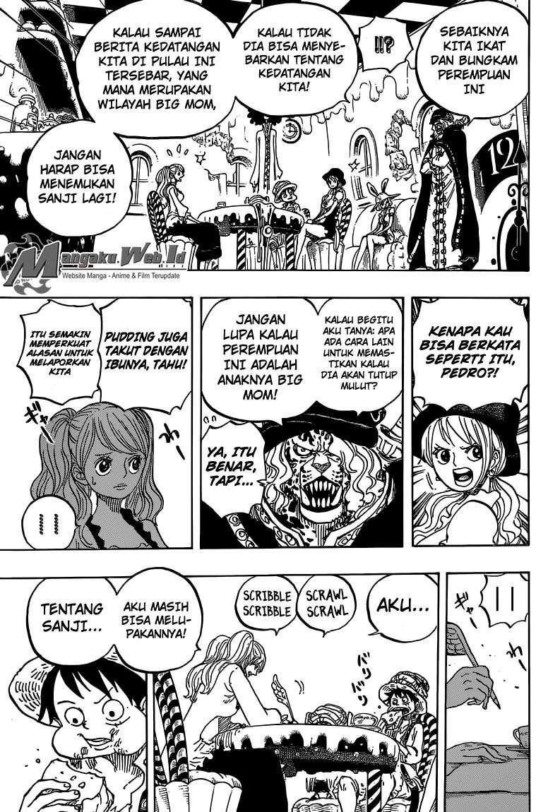 One Piece Chapter 828 - halaman 8