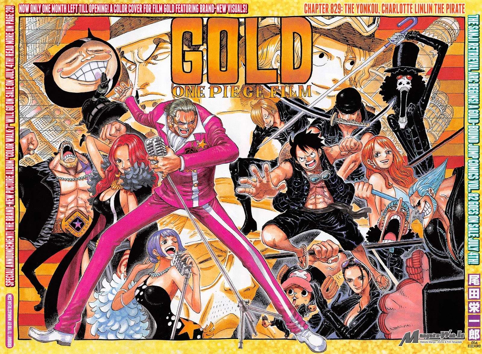 One Piece Chapter 829 - halaman 2