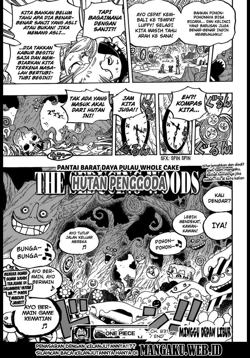 One Piece Chapter 831 - halaman 18