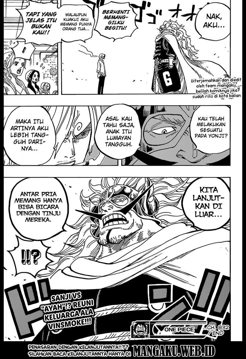 One Piece Chapter 832 - halaman 18