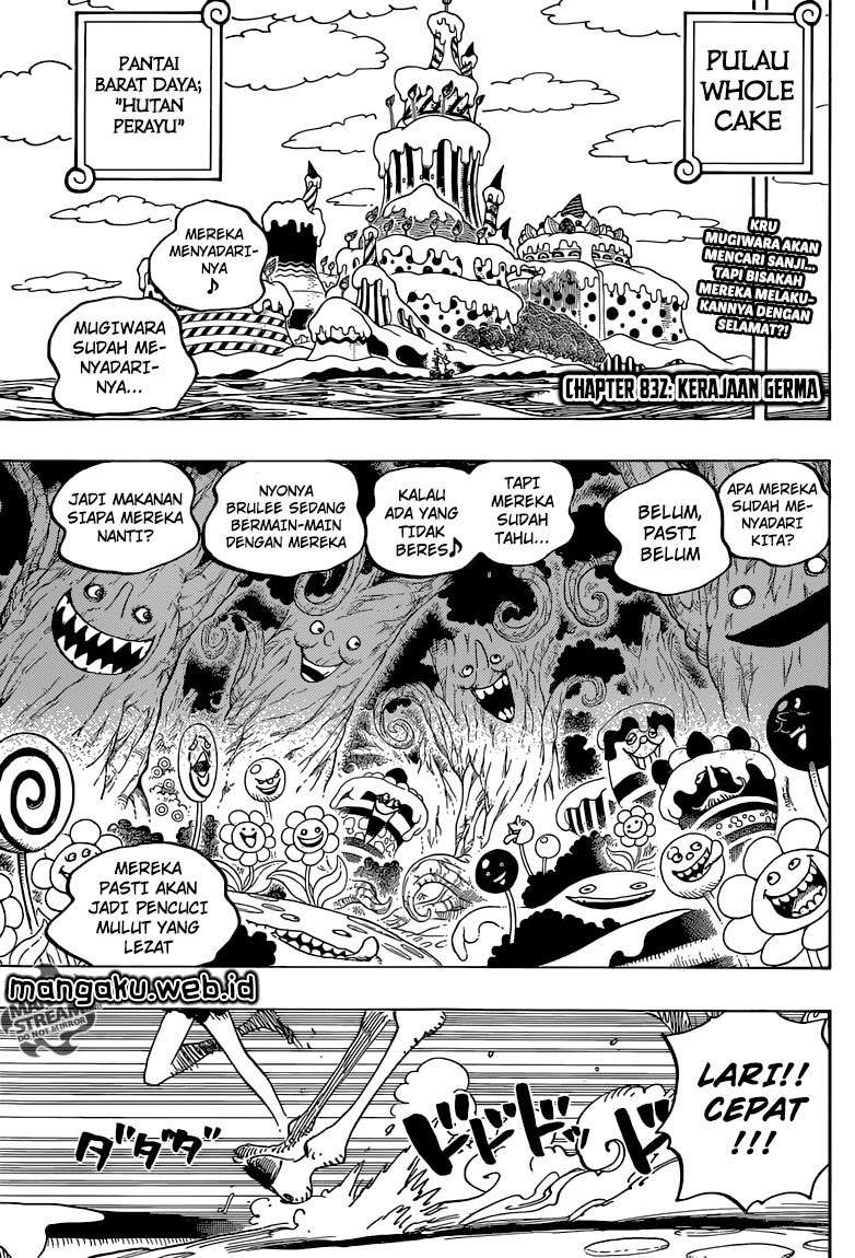 One Piece Chapter 832 - halaman 3