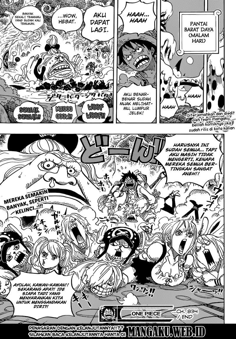 One Piece Chapter 834 - halaman 18
