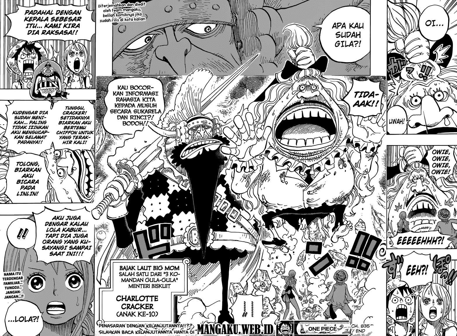 One Piece Chapter 835 - halaman 18