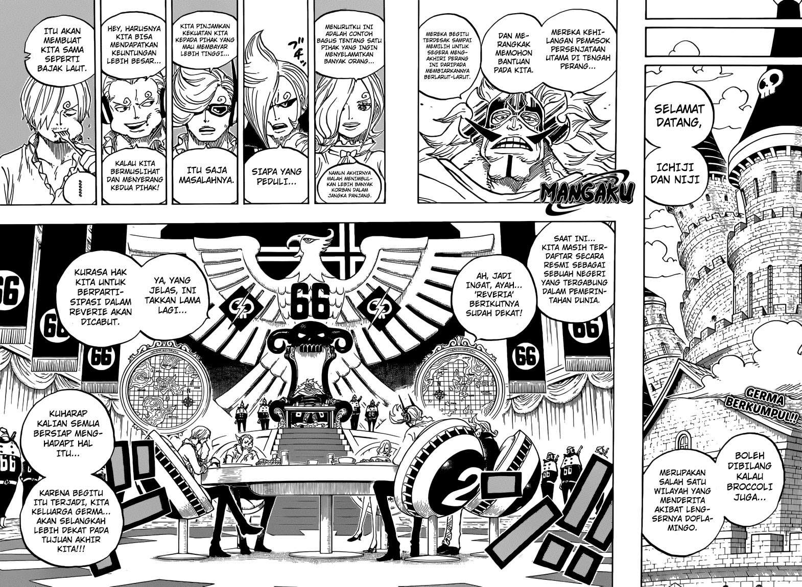 One Piece Chapter 839 - halaman 3