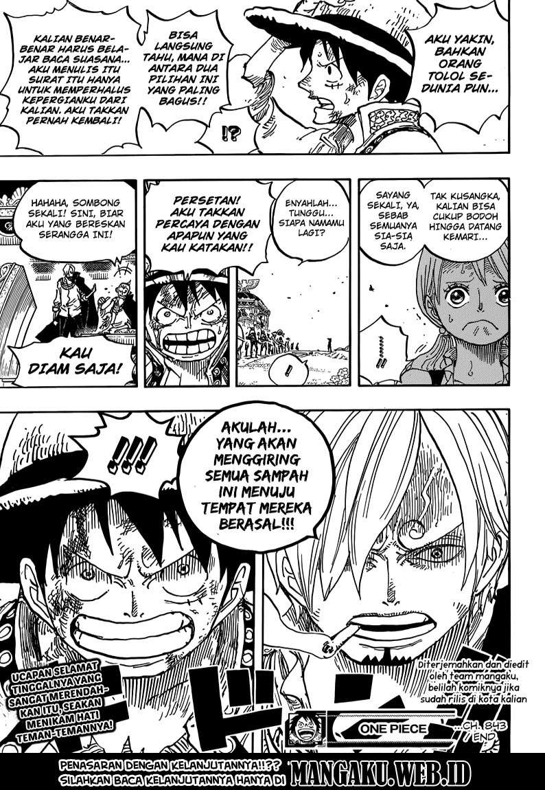 One Piece Chapter 843 - halaman 17