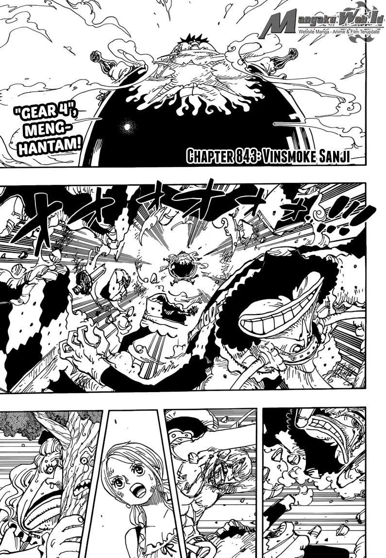 One Piece Chapter 843 - halaman 2