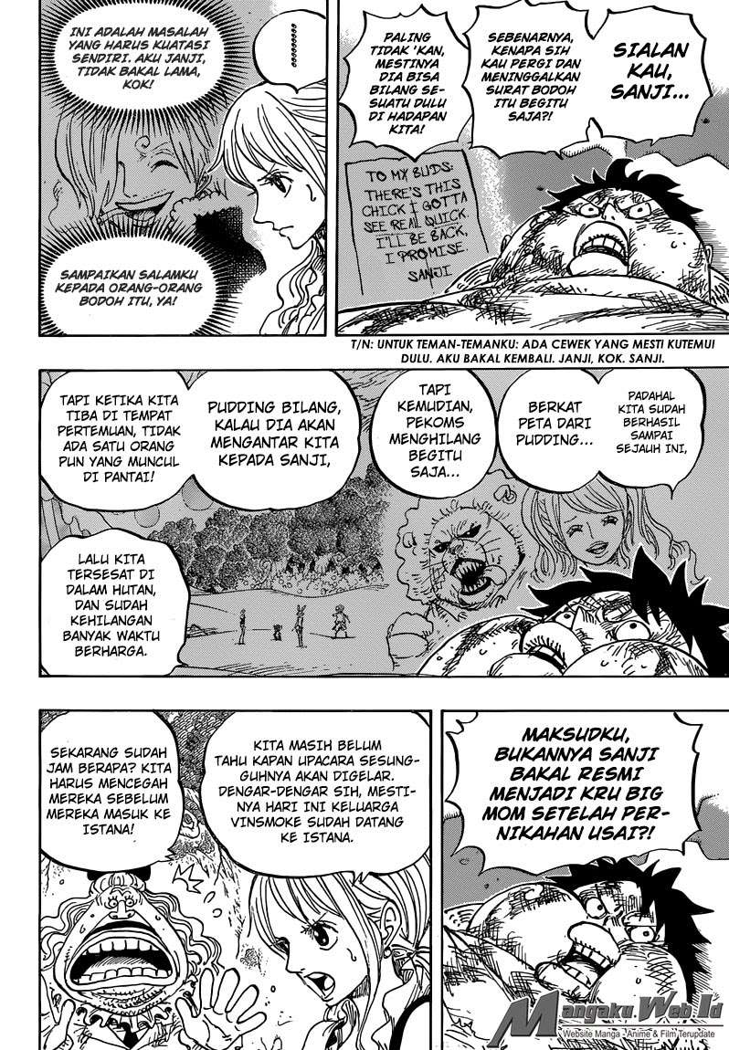 One Piece Chapter 843 - halaman 8
