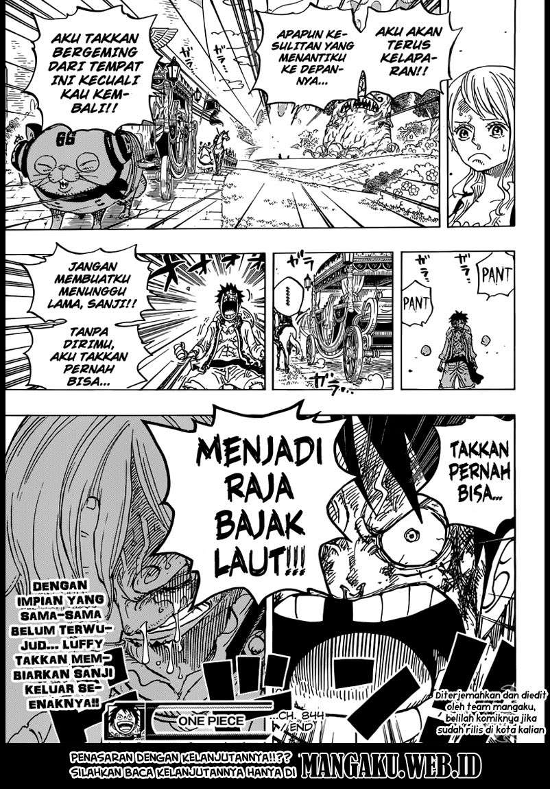 One Piece Chapter 844 - halaman 18