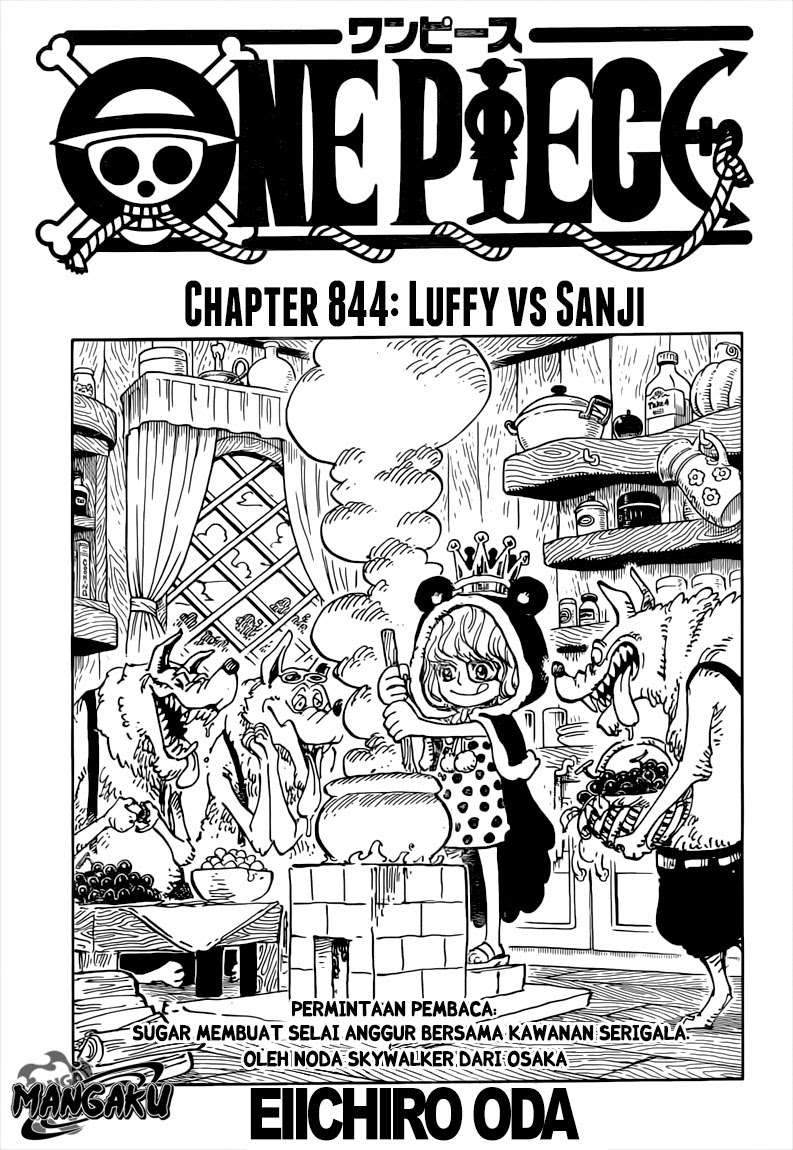 One Piece Chapter 844 - halaman 2