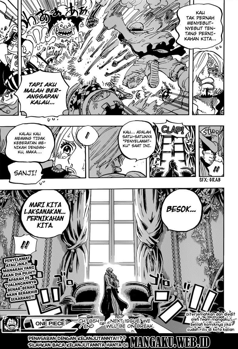 One Piece Chapter 845 - halaman 17