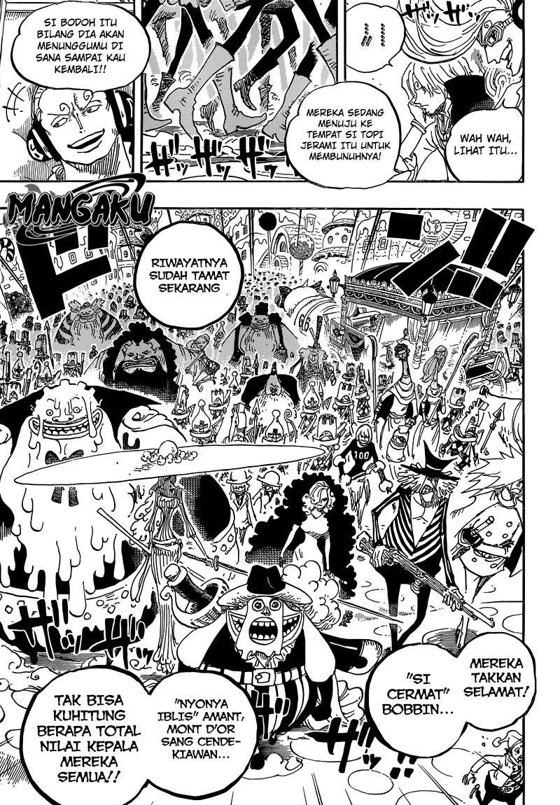 One Piece Chapter 845 - halaman 6