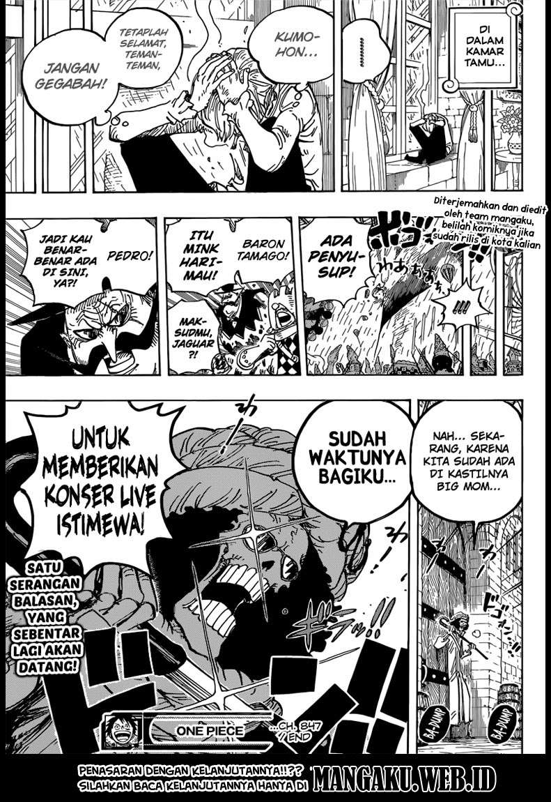 One Piece Chapter 847 - halaman 18