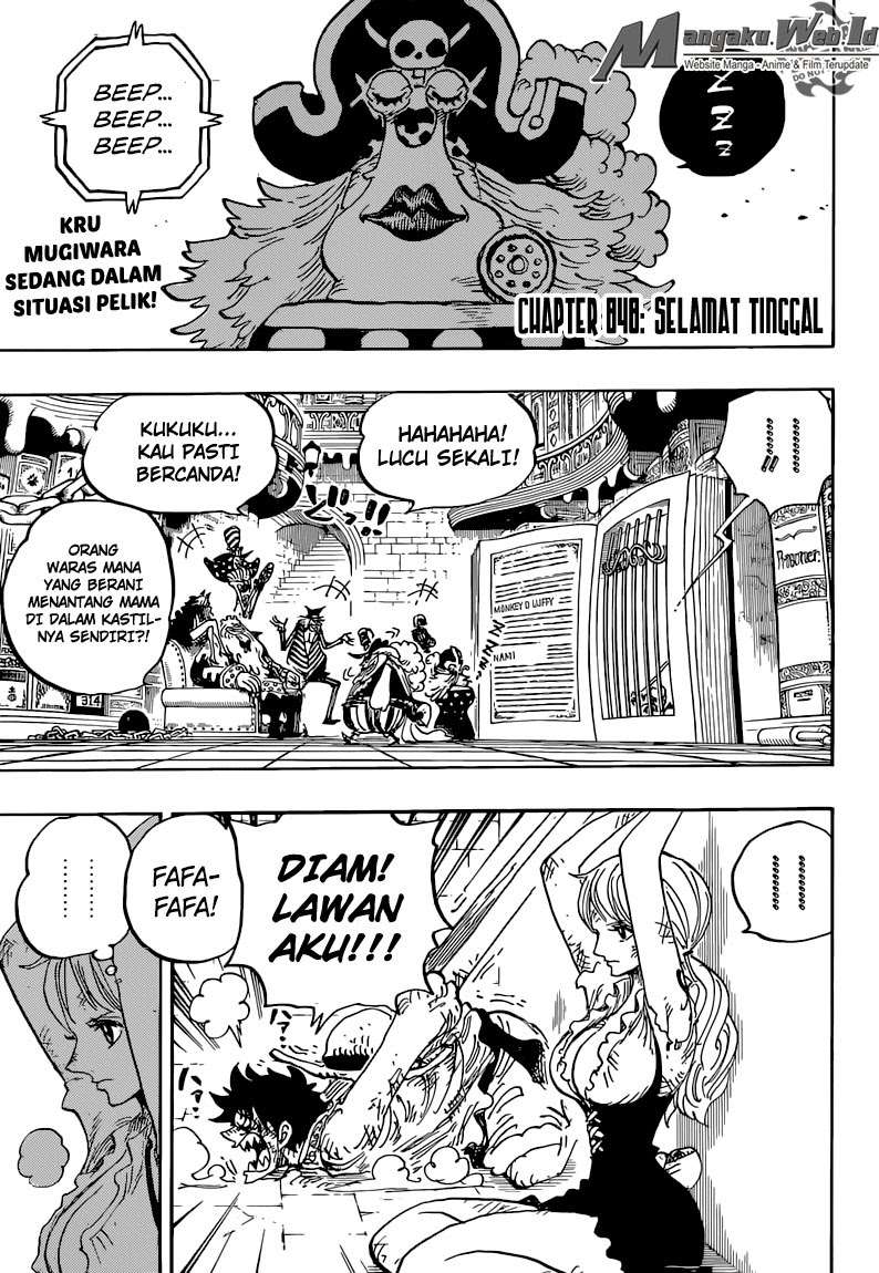 One Piece Chapter 848 - halaman 3