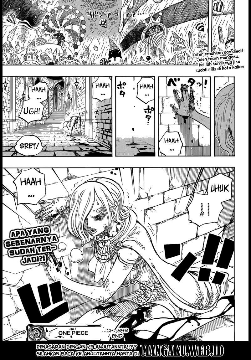 One Piece Chapter 849 - halaman 18