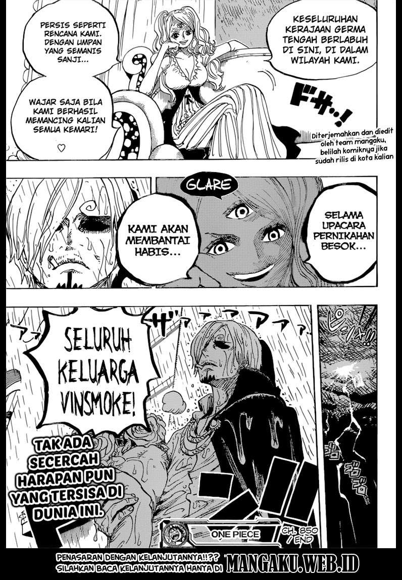 One Piece Chapter 850 - halaman 19