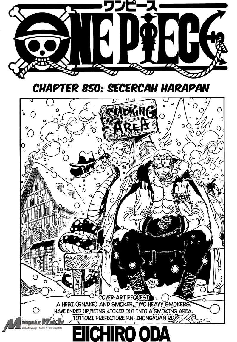 One Piece Chapter 850 - halaman 3