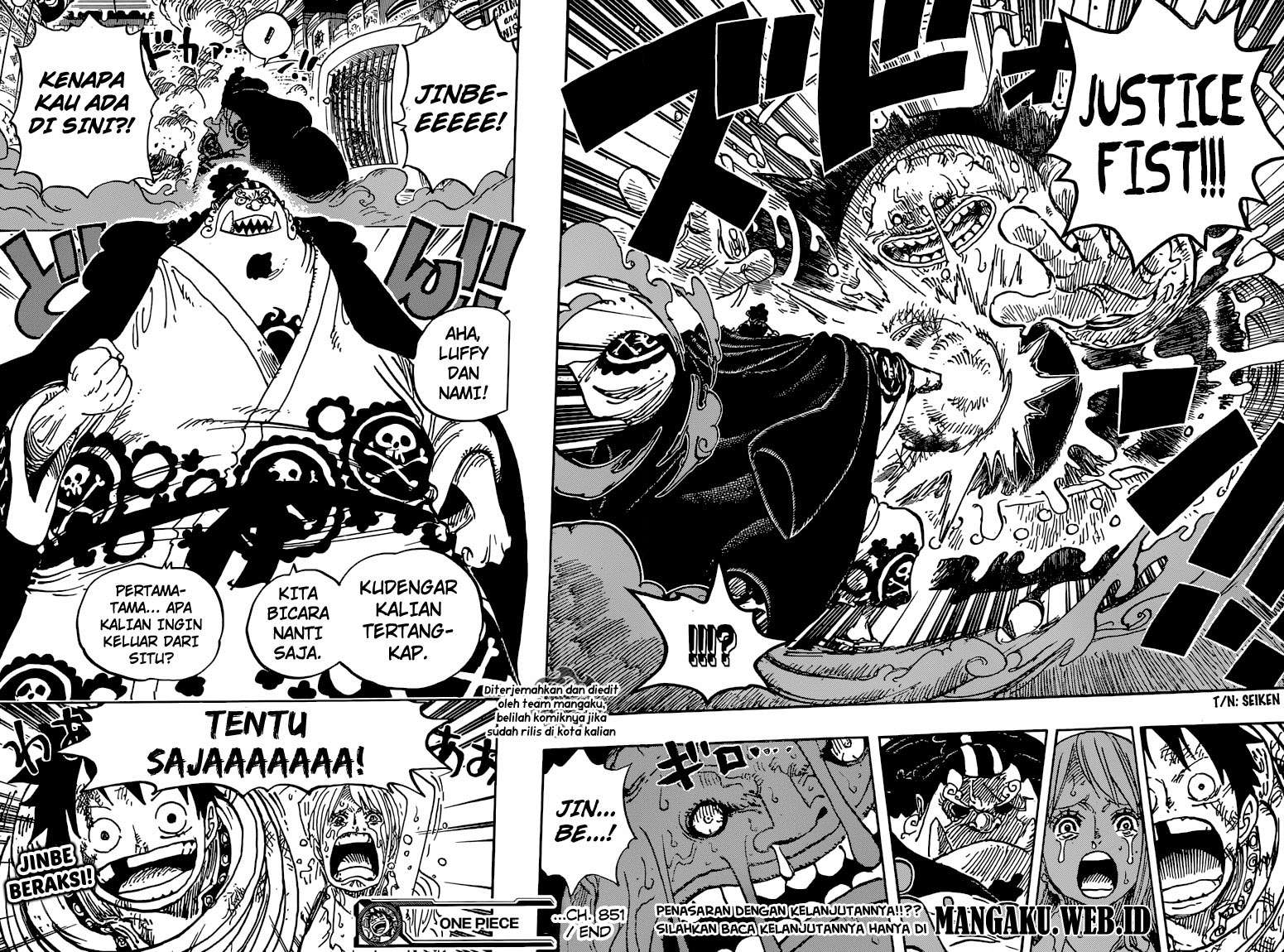 One Piece Chapter 851 - halaman 17