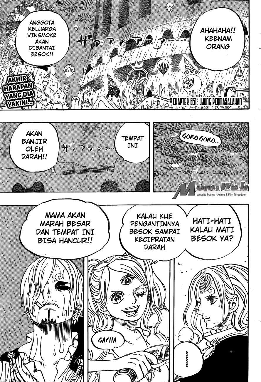One Piece Chapter 851 - halaman 5