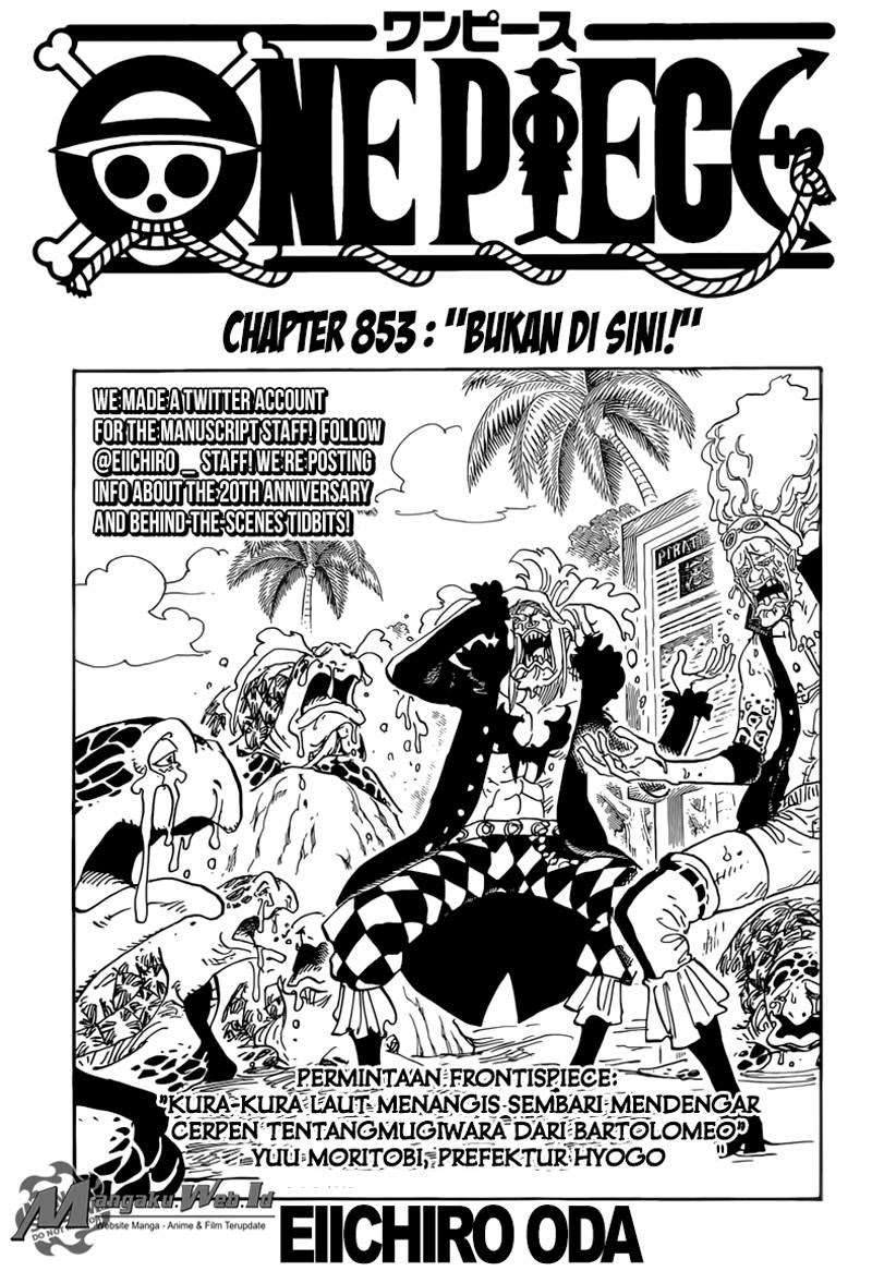 One Piece Chapter 853 - halaman 2