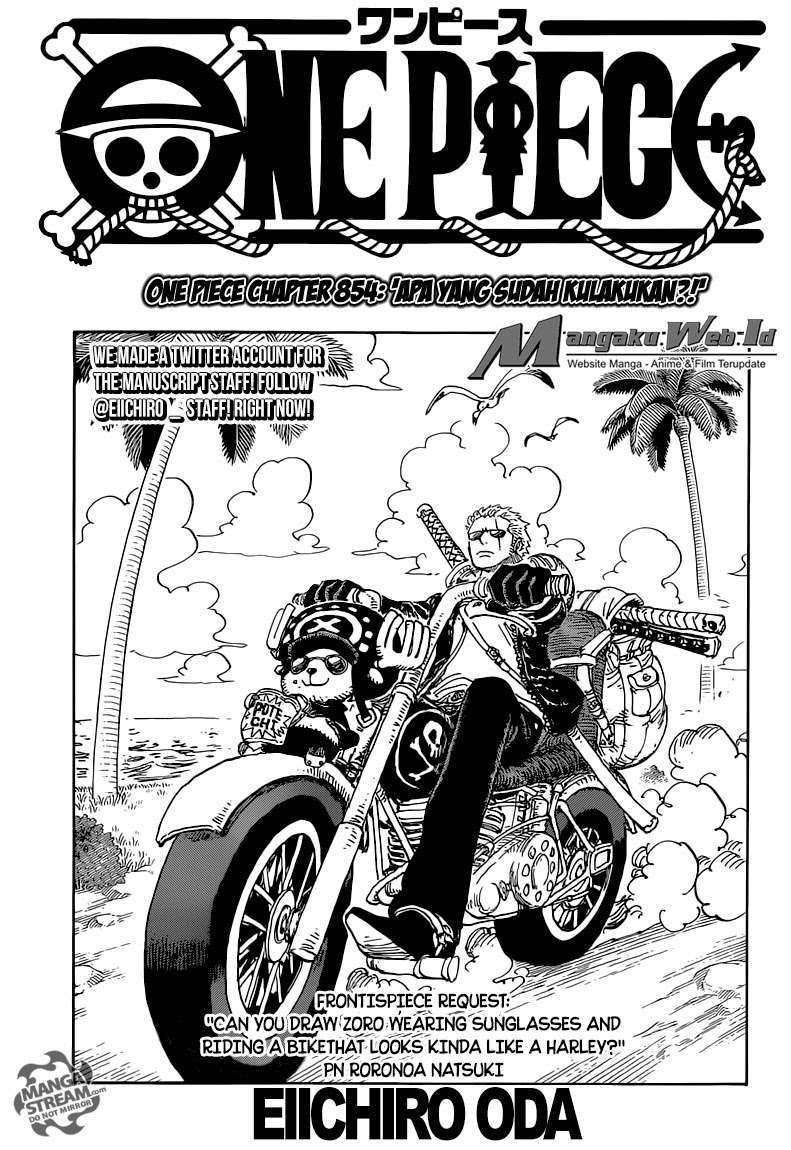 One Piece Chapter 854 - halaman 2