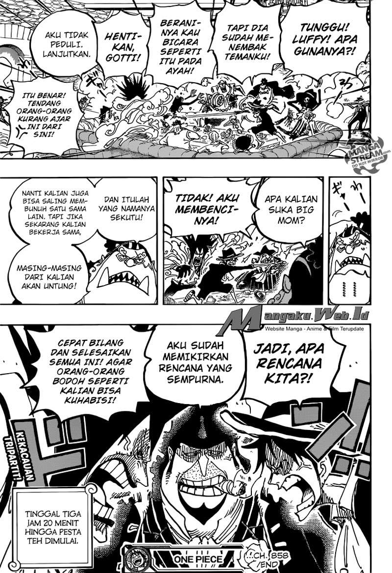 One Piece Chapter 858 - halaman 17