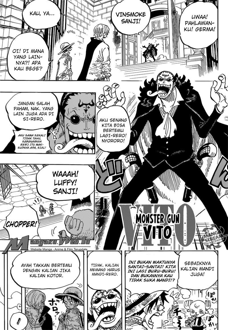 One Piece Chapter 858 - halaman 6