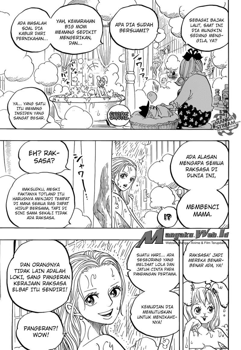 One Piece Chapter 858 - halaman 8