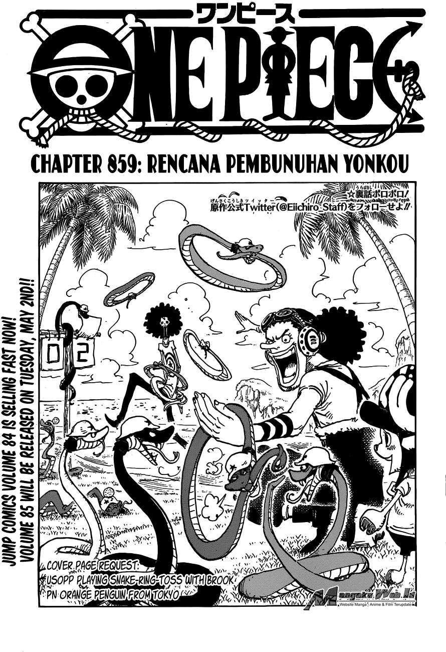 One Piece Chapter 859 - halaman 2
