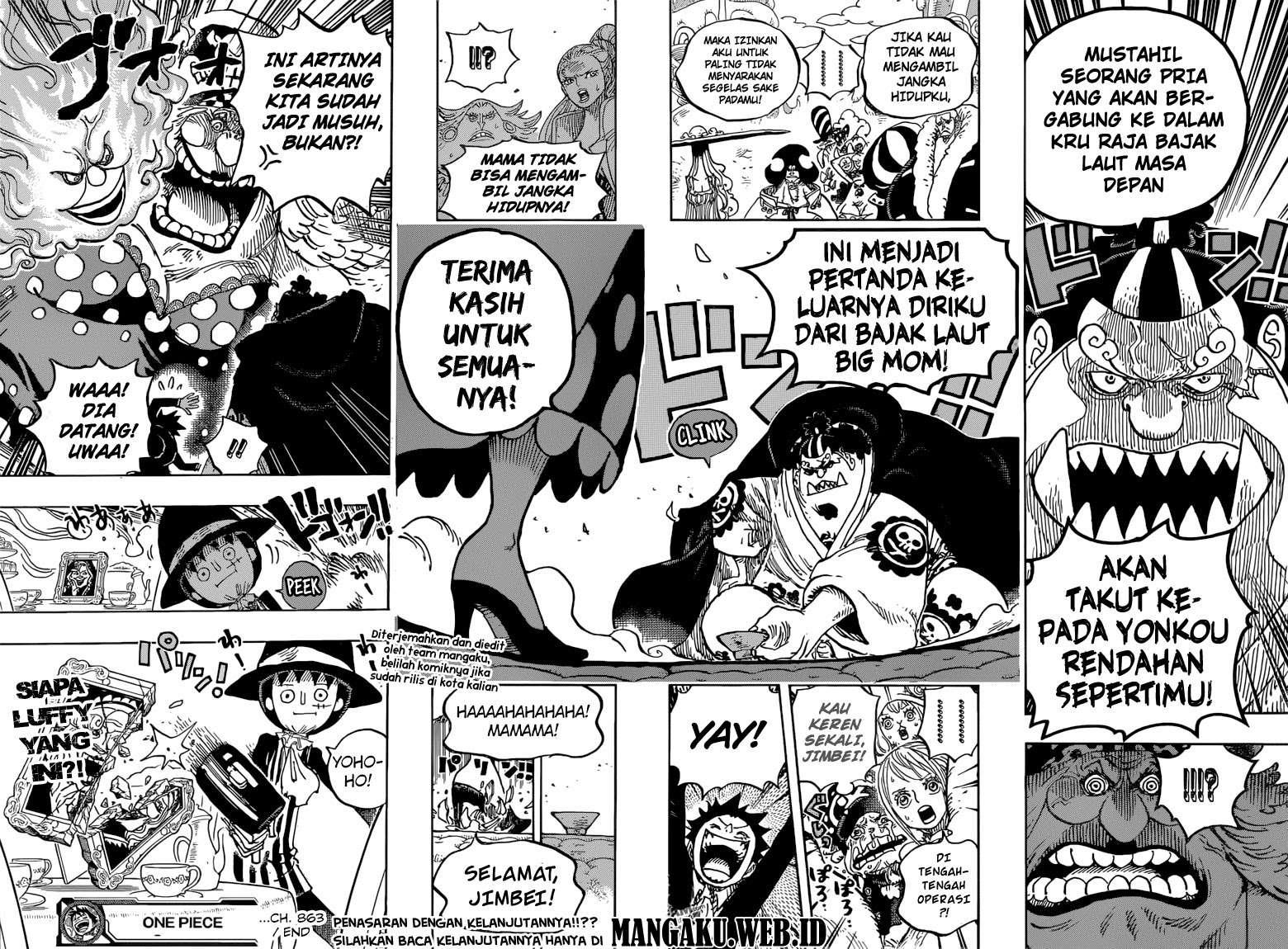 One Piece Chapter 863 - halaman 18