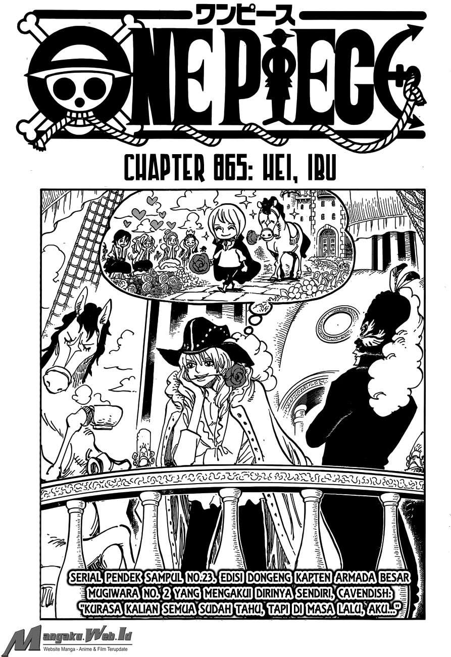 One Piece Chapter 865 - halaman 2