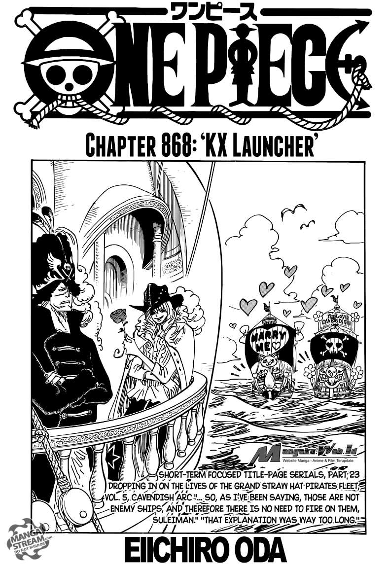 One Piece Chapter 868 - halaman 2