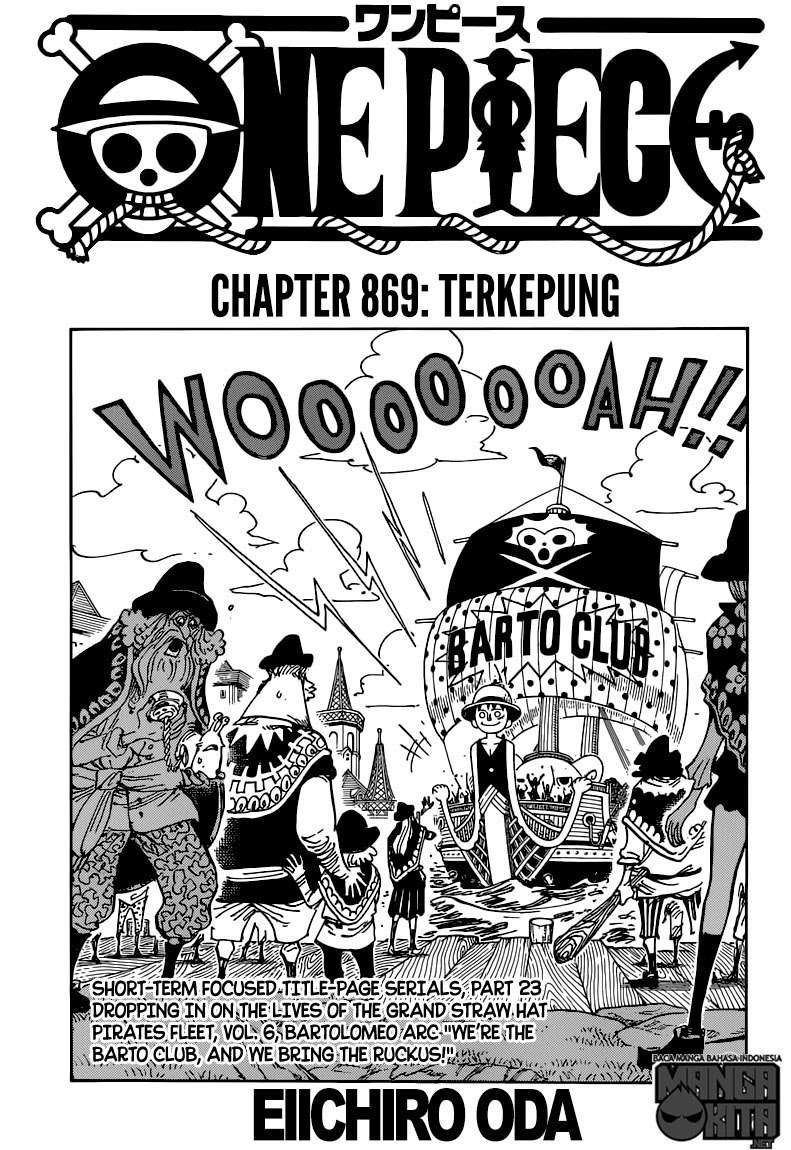 One Piece Chapter 869 - halaman 5