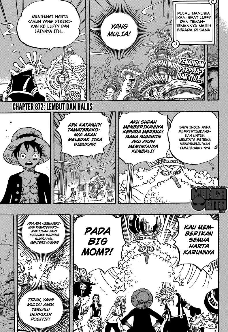 One Piece Chapter 872 - halaman 6