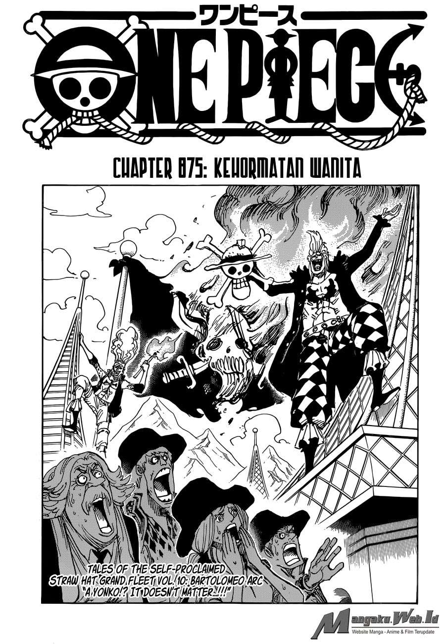One Piece Chapter 875 - halaman 2