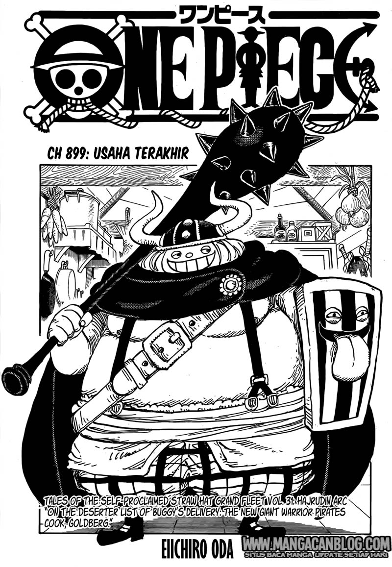 One Piece Chapter 899 - halaman 1